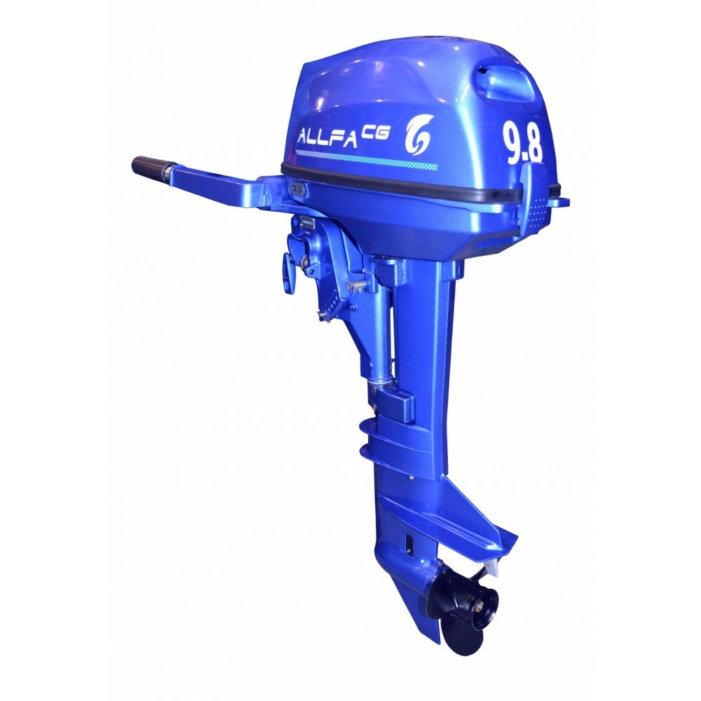 T 9.8. Лодочный мотор Allfa CG T9.8. Лодочный мотор Allfa 9.9 Max. Лодочный мотор Allfa 9.8. 2х-тактный Лодочный мотор Allfa CG T9.8 Blue.